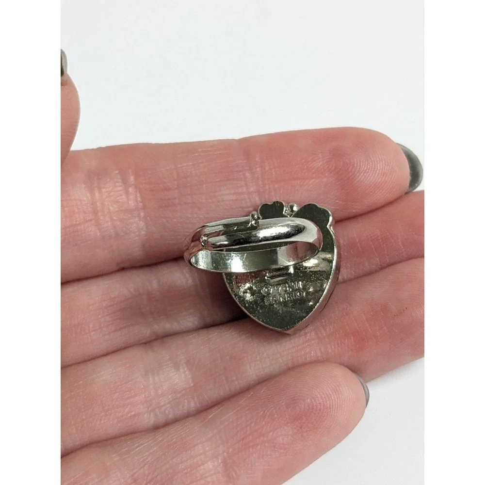 Hello Kitty Mood Ring Adjustable Heart Ring Sanrio 2011 Color Changing Kawaii
